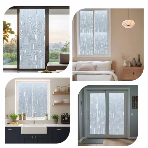 Vinilo decorativo para ventana privacidad 19.6 x 39.3 pulgadas miniatura 7