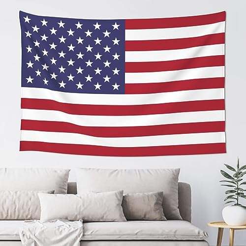 JUHIOPOI American Flag United States Tapestry Wall Decoration, Art Tapestries Wall Hanging, Banner Wall Tapestry For Dorm Bedroom Living Room College Dorm Home Decor 40x60in