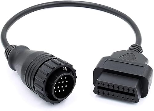 E-Car Connection 14 Pin a 16 Pin OBDII Cable macho a hembra Adaptador Coche Diagnóstico OBD2 Cable para Mercedes Benz Sprinter