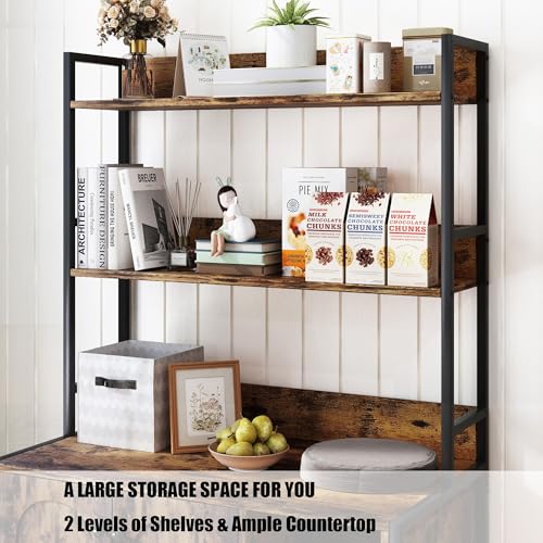 Large Litter Box Enclosure with Shelves, 52'' Hidden Cat Kitty Litter Furniture Cats Bookshelf for Living Room, Bedroom, Cat Box Enclosure Cabinet with Scratch Pad Brown