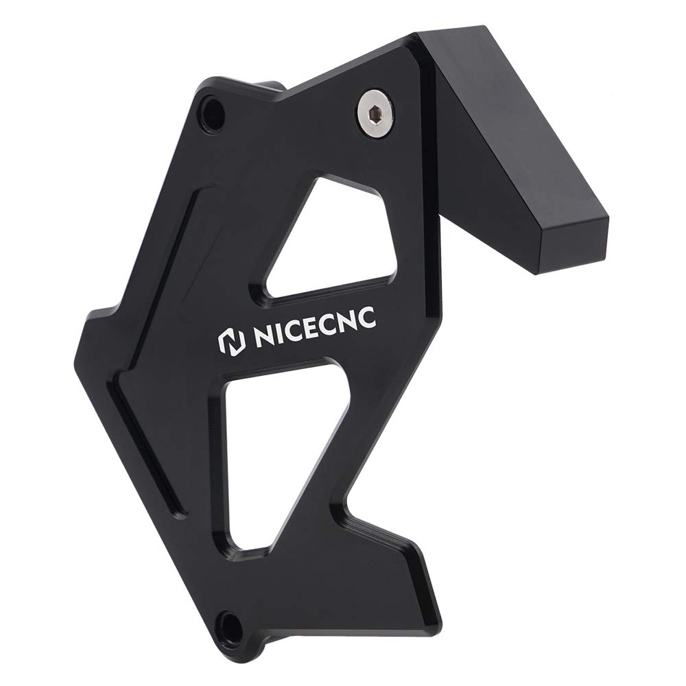 NICECNC Case Saver Ritzelschutz Kurbelgehäuseabdeckung Compatible with Yamaha Raptor 700 2006-2010 2011 2013-2023, 700R 2012 2016 2017 2018 2019 2020-2024, 700R SE 2013-2016 2018-2024 Schwarz