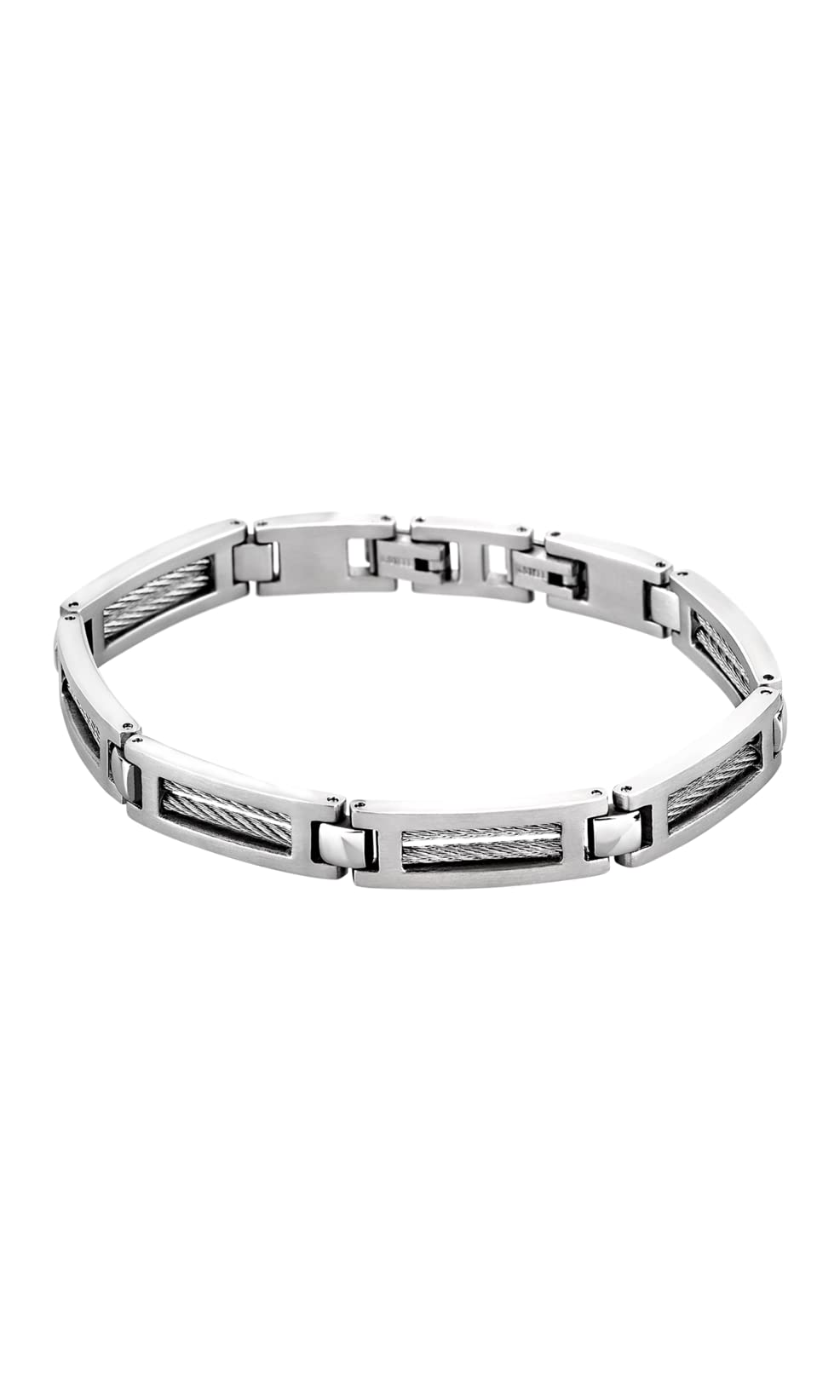 LOTUS STYLE Pulsera LS1507-2/1 Men In Black Acero inoxidable 316l 198.00 mm Hombre