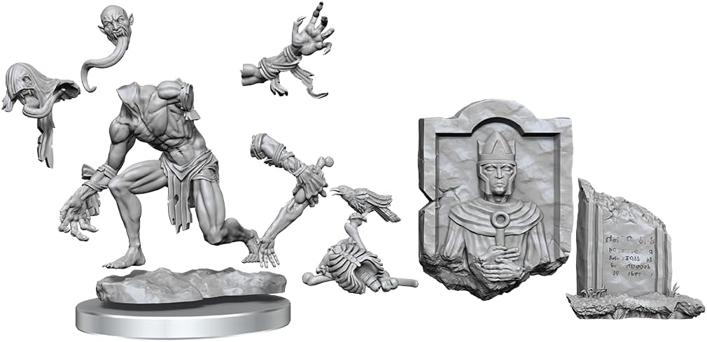 WizKids D&D Frameworks: Ghast & Ghoul - Unpainted and Unassembled