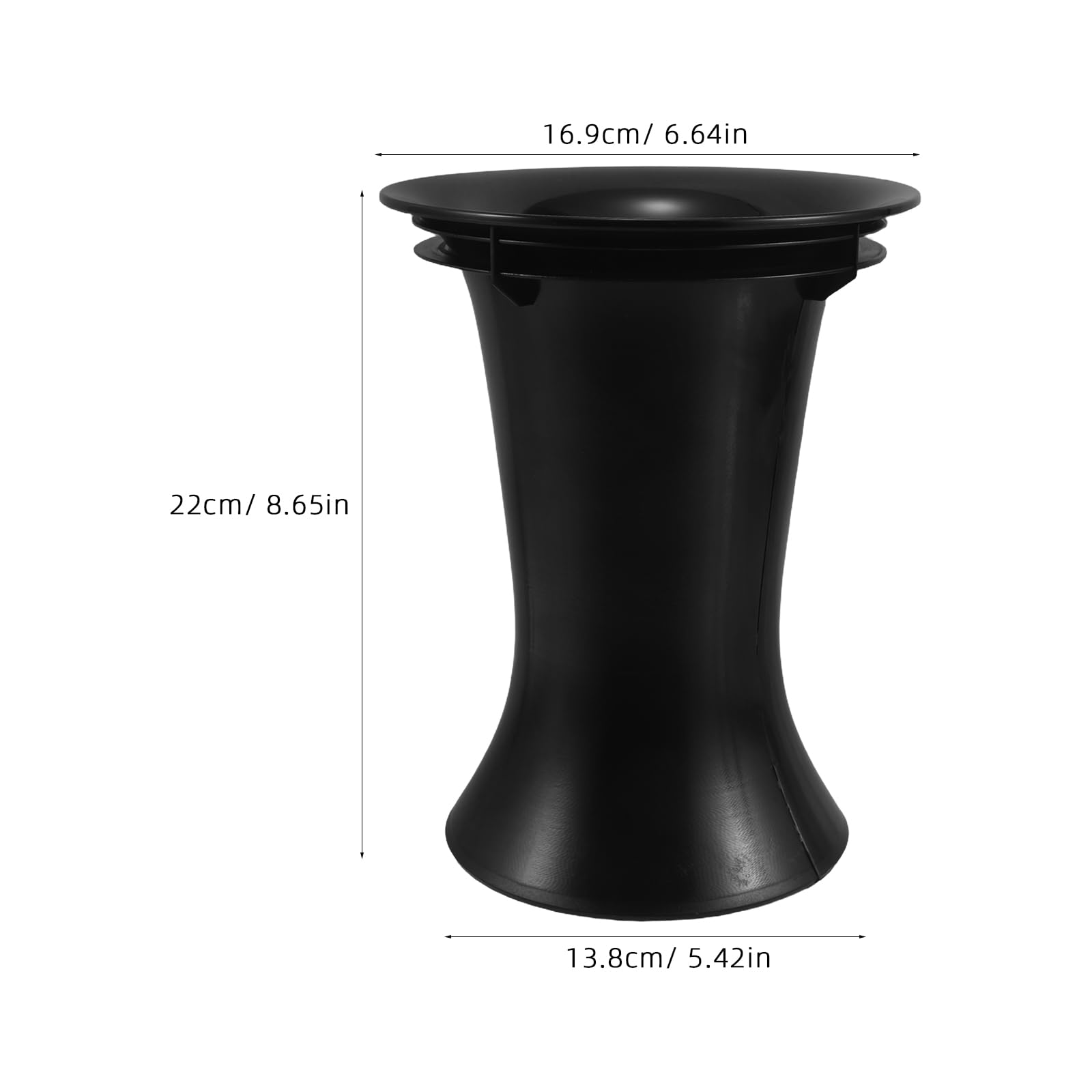 Housoutil Tube d'Évent Haut-Parleur 8 Pouces en Plastique Renforcé, Évent Bass-Reflex pour Caisson de Basses, Accessoire pour Enceinte Guitare, Utilisation en Salon et Studio