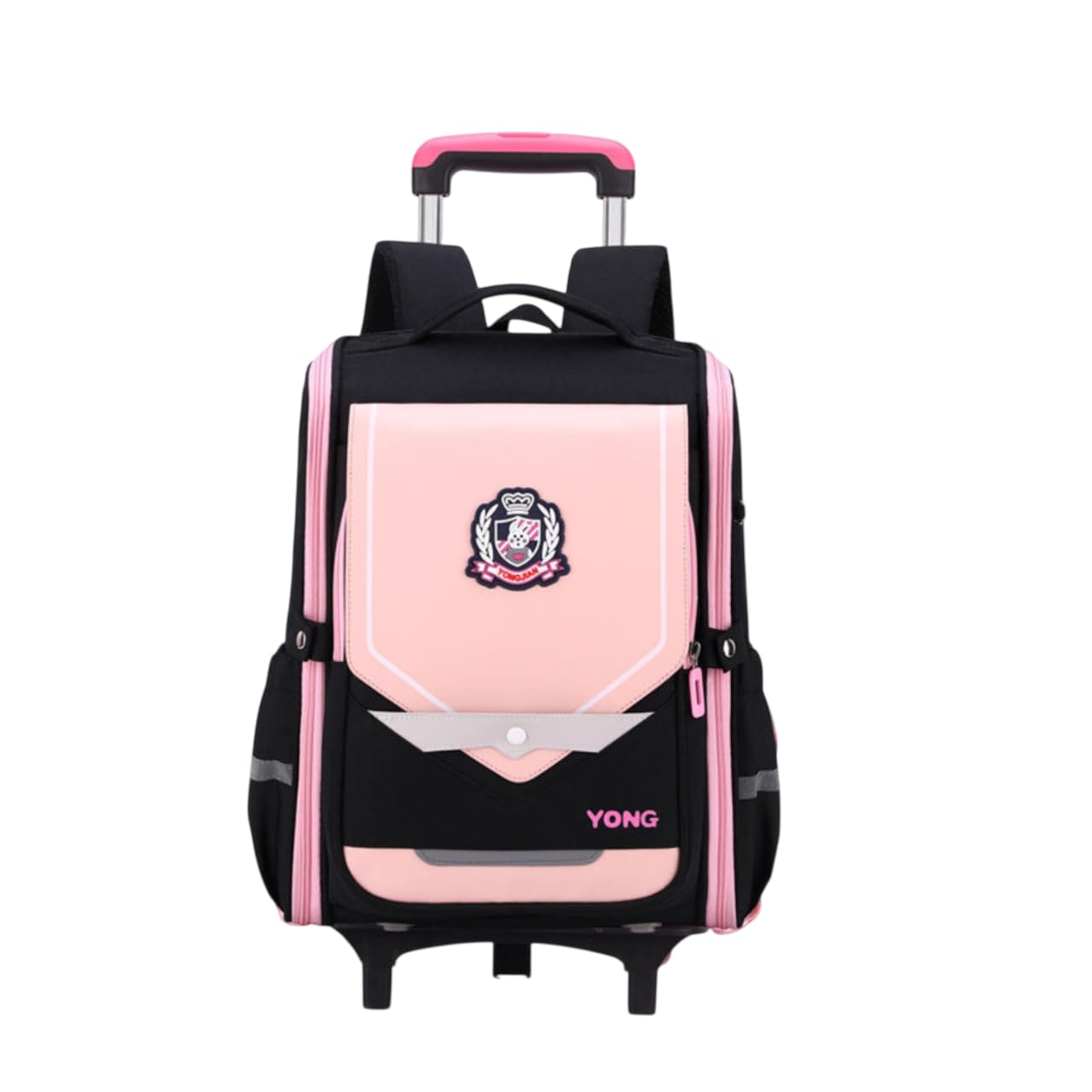 Tinytot Hello Kitty Printed Design School Bag 26 Litre, Stylish & Trendy Water Resistant High Storage School Collage Travel Backpack for Boys & Girl, 18 Inch with Trolley