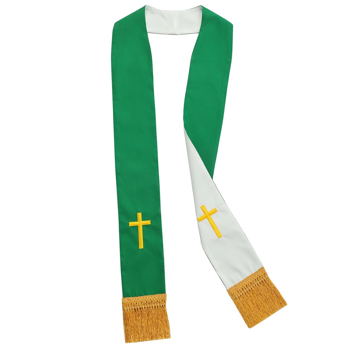 BLESSUME Étole réversible du pasteur du clergé de l'église