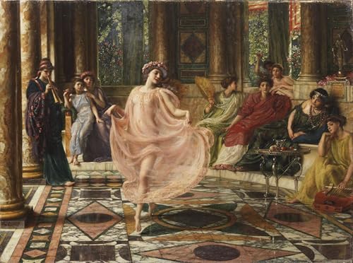 Toile Affiche la danse ionienne d'Edward John Poynter pour habiller un mur vide