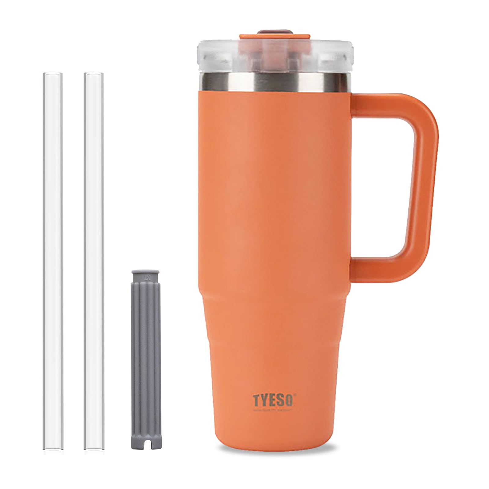 Klaraber Coffee Cup Travel Mug with Handle, 30oz Tumbler with Lockable Lid