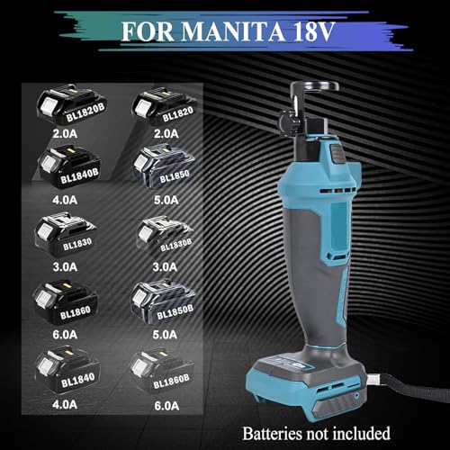 Cordless Drywall Cutter for Makita 18V Battery,Brushless Drywall Cutter Cut-Off Saw,Brushless Motor Drywall Cutting Tool,Drywall Rotary Saw for Sheetrock,Wood,Plywood - Image 3