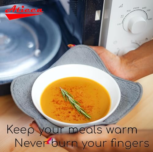 Microwave Bowl Cozy Holders for Hot Food Set of 4 Hot Pads for Bouillon Cups Multipurpose Heat Proof Plate Holder - Image 4