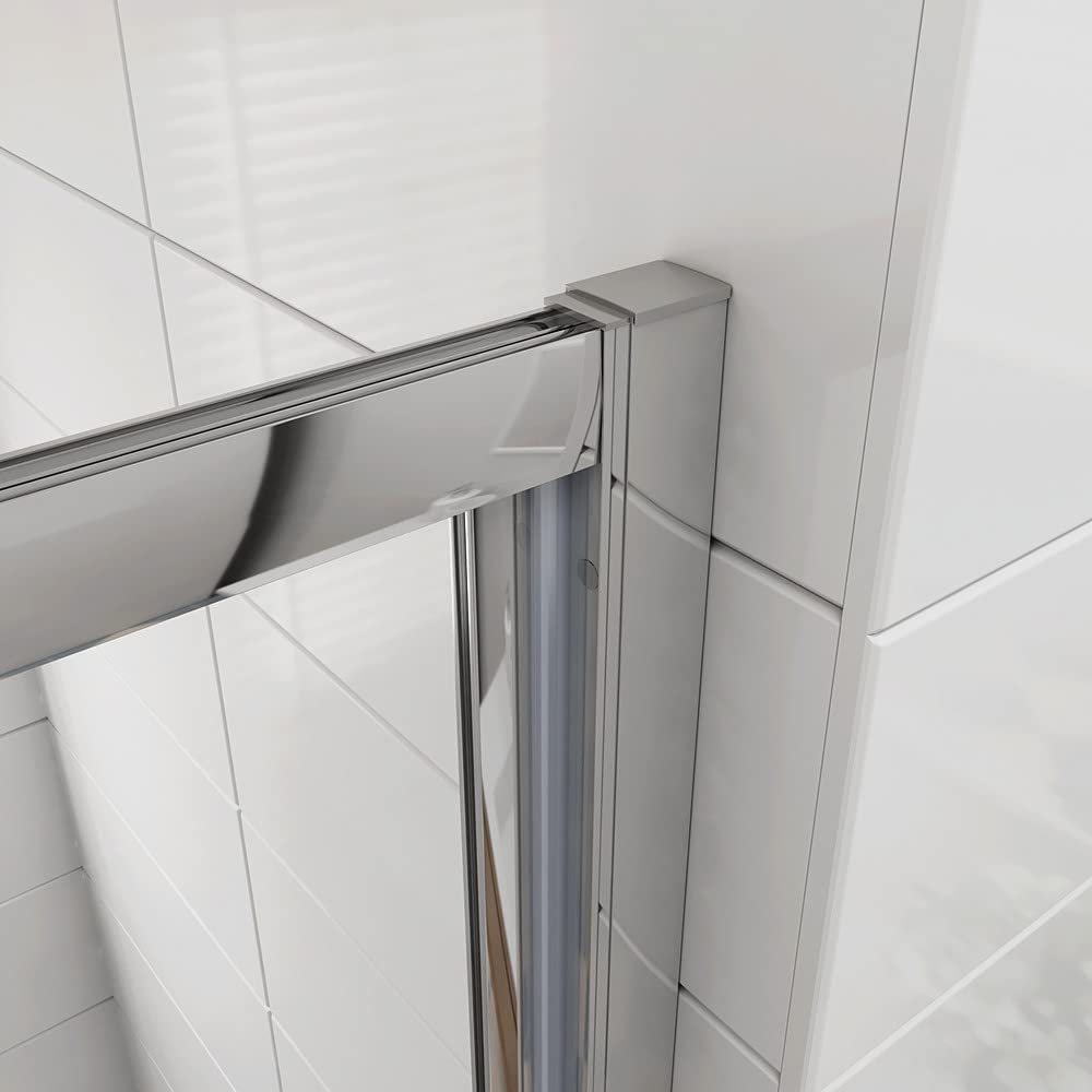 90cm Duschtür Nischentür Duschabtrennung 5mm Glas Dusche H185cm