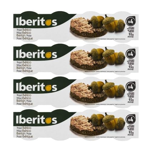Paté ibérico Iberitos 4x23 g pack de 4