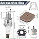 ZAMDOE 4237 120 0621 Vergaser für Stihl, Neuer Typ HS82 HS87 HS82R HS82RC HS82R HS82T HS87R HS87T HS87T Heckenscheren-Vergaser mit Luftfilter, Zündkerze