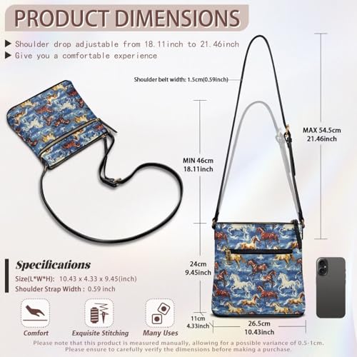 Image of Leather Purses for Women, Leather Hobo Bags for Women Travel Sling Purse Triple Zippered Pockets Shoulder Bag