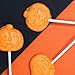 Halloween Pumpkin Lollipops Jack O' Lantern Halloween Candy Suckers - 12 Individually Wrapped Halloween Trick or Treat Candy - Halloween Party Favors - Halloween Themed Candy for Goodie Bag Fillers