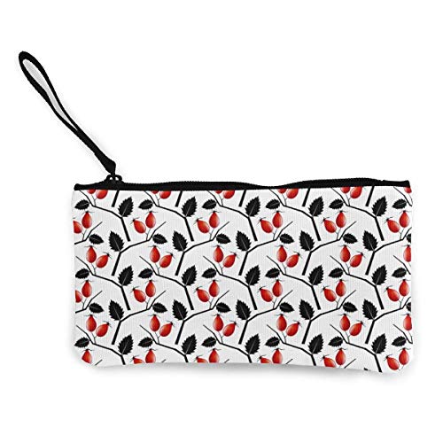 Preisvergleich Produktbild Gpedadf13 Unisex Obst Reißverschluss Leinwand Geldbörse Geldbörse, Schminktasche