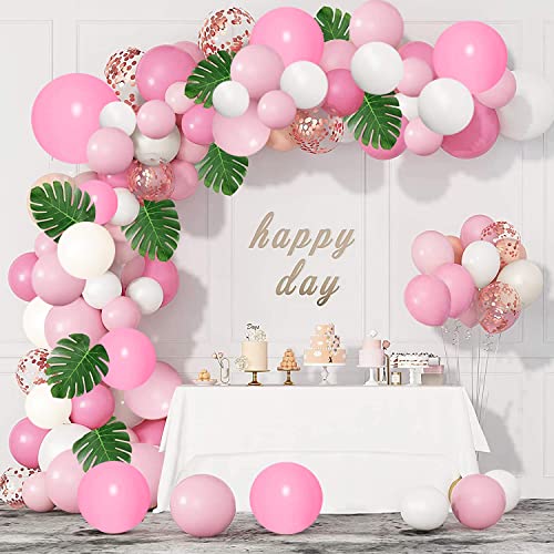 Image of Party Propz Pink Balloons Garland Arch Kit- 51Pcs For Birthday Decoration Items For Girls /Bride To Be Balloon /Girl Arrival Kit /Baby Theme Parties /1St Birthday Decoration For Baby Girl(Multi Color)