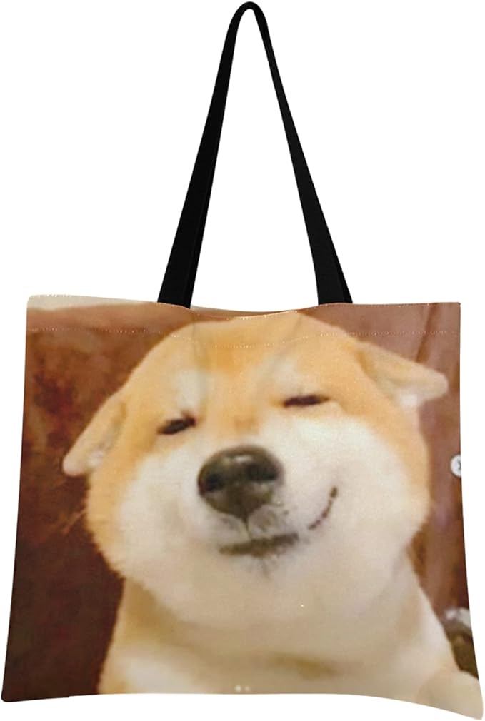 Amazon Kyr キャンバストートバッグ 可愛い 可愛い 飛行機耳 微笑む 柴犬 帆布袋 手提げバッグ 手提げ袋 肩掛けキャンバスバッグ 出掛けトートバッグ 手提げ 肩掛け 2way A3 大容量 43 X50 おしゃれ エコ 個性 可愛い ファスナー付き内袋 レディース 帆布袋 Amazon Kyr キャンバストートバッグ 可愛い 可愛い 飛行機耳 微笑む 柴犬 帆布袋 手提げバッグ 手提げ袋 肩掛けキャンバスバッグ 出掛けトートバッグ 手提げ 肩掛け 2way A3 大容量 43 X50 おしゃれ エコ 個性 可愛い ファスナー付き内袋 レディース 帆布袋