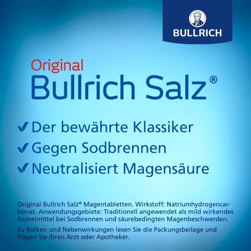 Original Bullrich Salz Schnelle Hilfe bei Sodbrennen und säurebedingten Magenbeschwerden vegan 50 Tabletten - Image 3