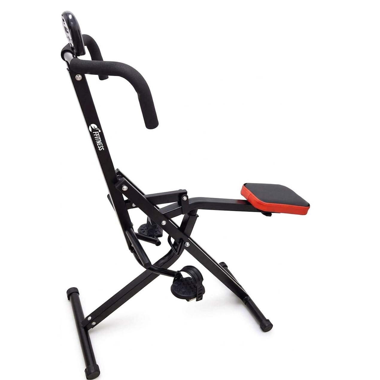 Total Power Body Crunch Multifunzionale con Display LCD – Attrezzo Home Fitness Total Body per Addominali, Glutei, Gambe, Braccia e Pettorali – Nuova Versione Rinforzata Più Robusta