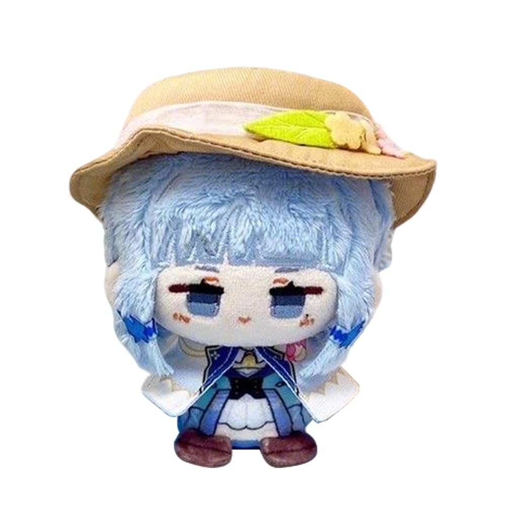 Zhongkaihua 12CM Kamisato Ayaka Pendant Plush Anime Pillow Cushion Stuffed PP Cotton Car Bag Home Keychain Decoration Pendant Ornament For Fans