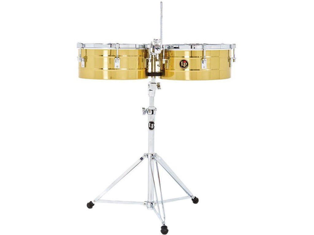 Latin Percussion, Timbales Tito Puente Solid Brass, 12" et 13", LP258-S