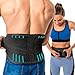 NativoDex Faja Lumbar Hombre y Mujer - Soporte Especial Lumbar y Espalda Baja - Cinturón Soporte Lumbar con Doble Ajuste (L)