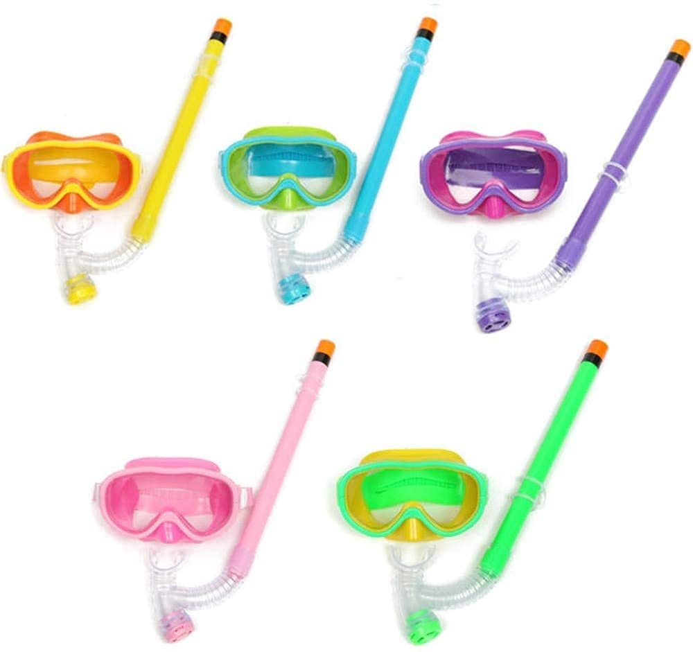 Maschera Integrale per Lo Snorkeling, Maschera Subacquea per Bambini, Occhiali da Immersione, Set di Occhiali da Immersione, Maschera per Nuoto e Immersioni per Lo Snorkeling (Bambini)