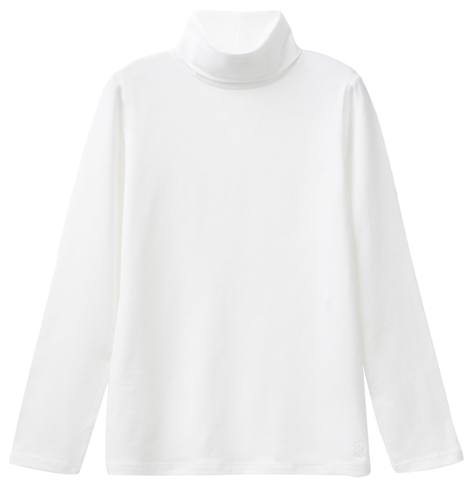 United Colors of Benetton Girls T-Shirt, Bianco Panna 074, 170
