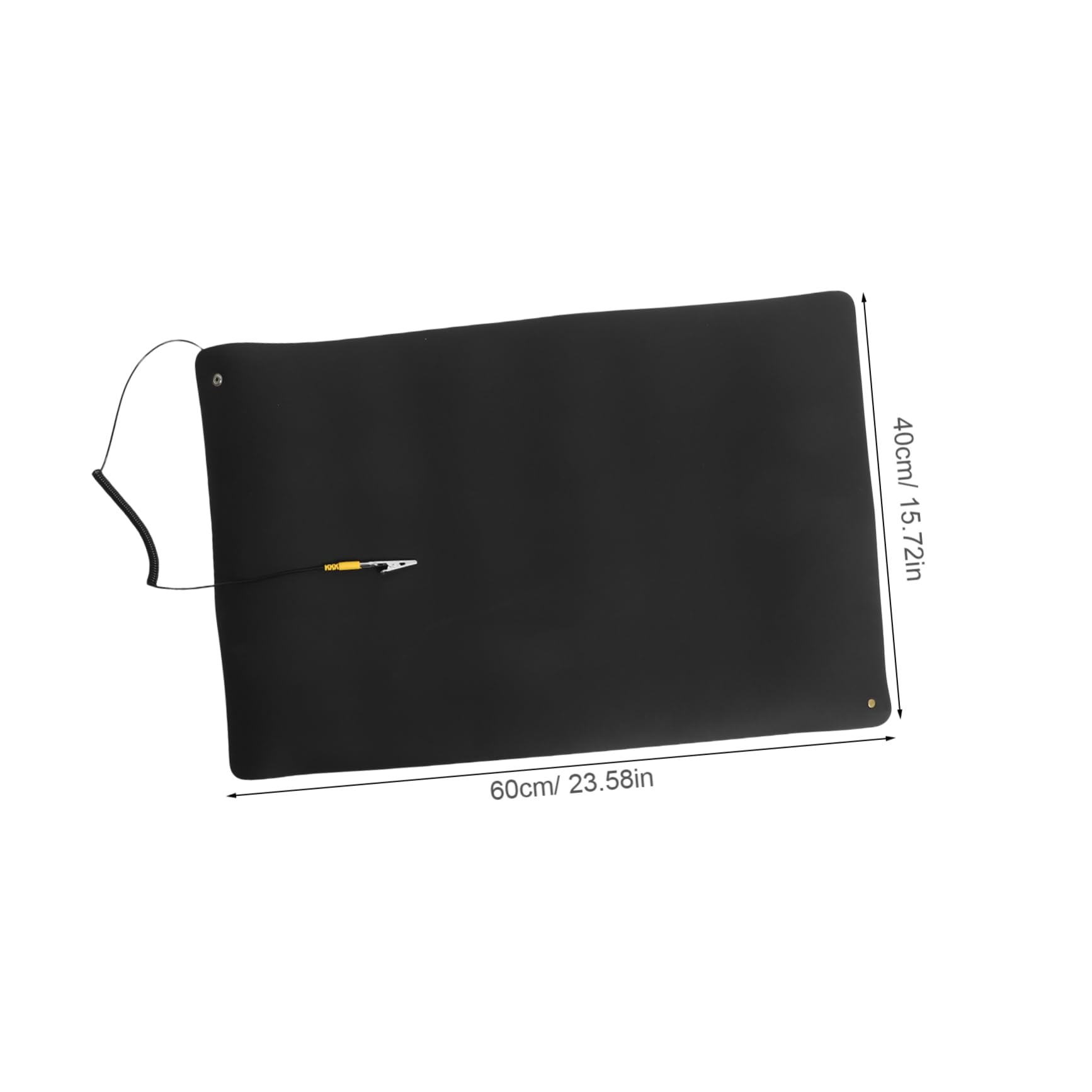 MUCKLILY Rubber Anti-Slip Mat Soldering Station Pad Heat Shield Multi-Function Desk Mat for Electronics