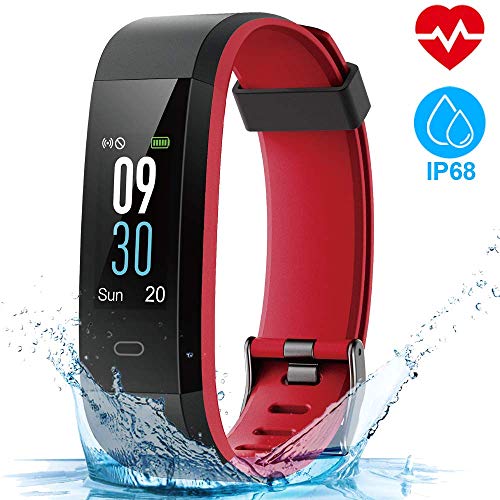HOMSCAM Orologio Fitness Tracker Fitness Braccialetto Smartwatch Cardiofrequenzimetro da Polso Donna Uomo Bambini Smart Watch Contapassi Calorie Impermeabile IP68 per iPhone Huawei Samsung Xiaomi
