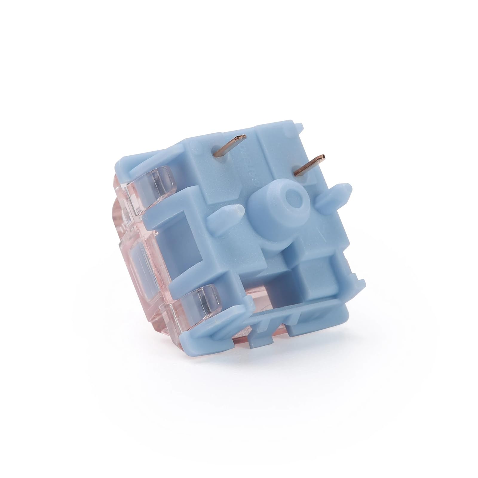 kutethy Gateron Interruptores de teclado melódico, Clicky RGB LED 5 pines prelubricados de fábrica 60gf interruptores para teclado mecánico MX (72 piezas)