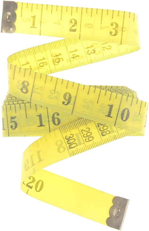 RWRAPS 1,5 m Körpermesslineal Nähen Schneider Maßband Mini Weiches Flaches Lineal Zentimeter Meter Nähen Maßband Langlebig