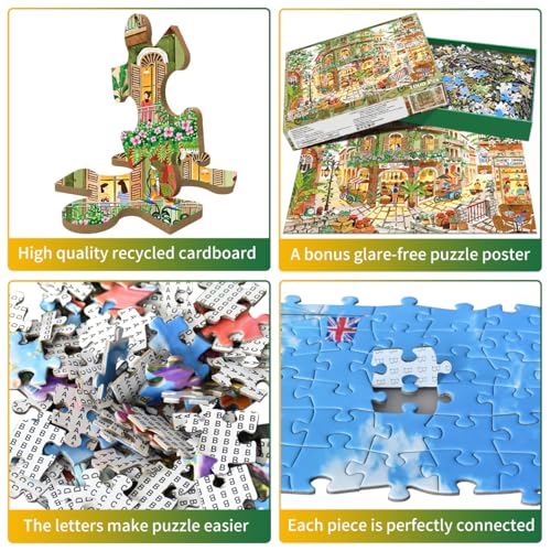 Puzzle Jigsaw 1000 Piezas Ilustracion 14+ Anos miniatura 4