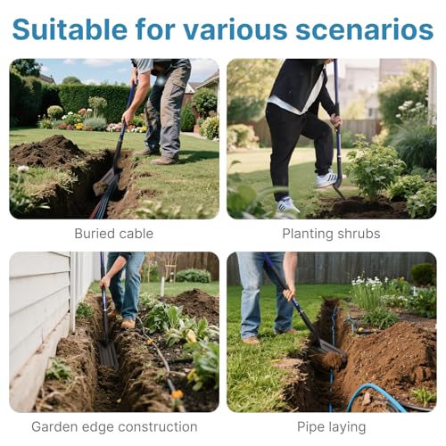 CGRNT 4-Inch Heavy Duty Trench Shovel