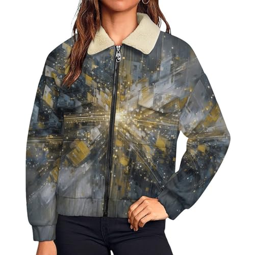 Vêtements à imprimé peinture à la main contre le froid hivernal