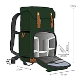 Zoom IMG-2 mantona luis retro zaino fotografico Zoom IMG-2 mantona luis retro zaino fotografico