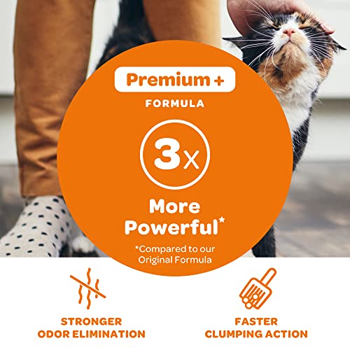 Premium Natural Wheat Cat Litter for Odor Control, 36lb Bag