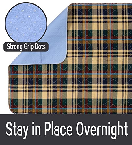 Non-Slip Bed Pad(34 X 36|2 Pack),Waterproof Bed Pads, Kids Washable Incontinence Bed Pads For Kids #TOP2