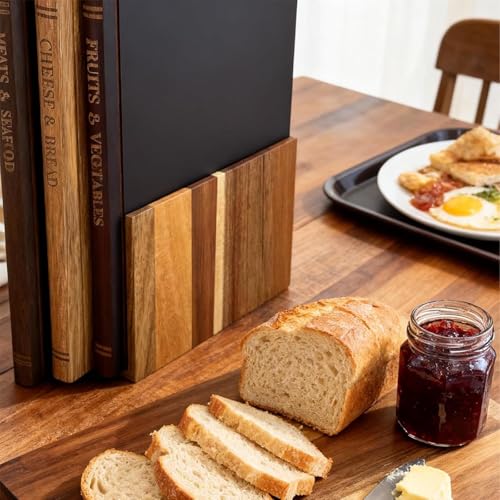 Planches à découper en bois cuisine lot de 3 planches durables support