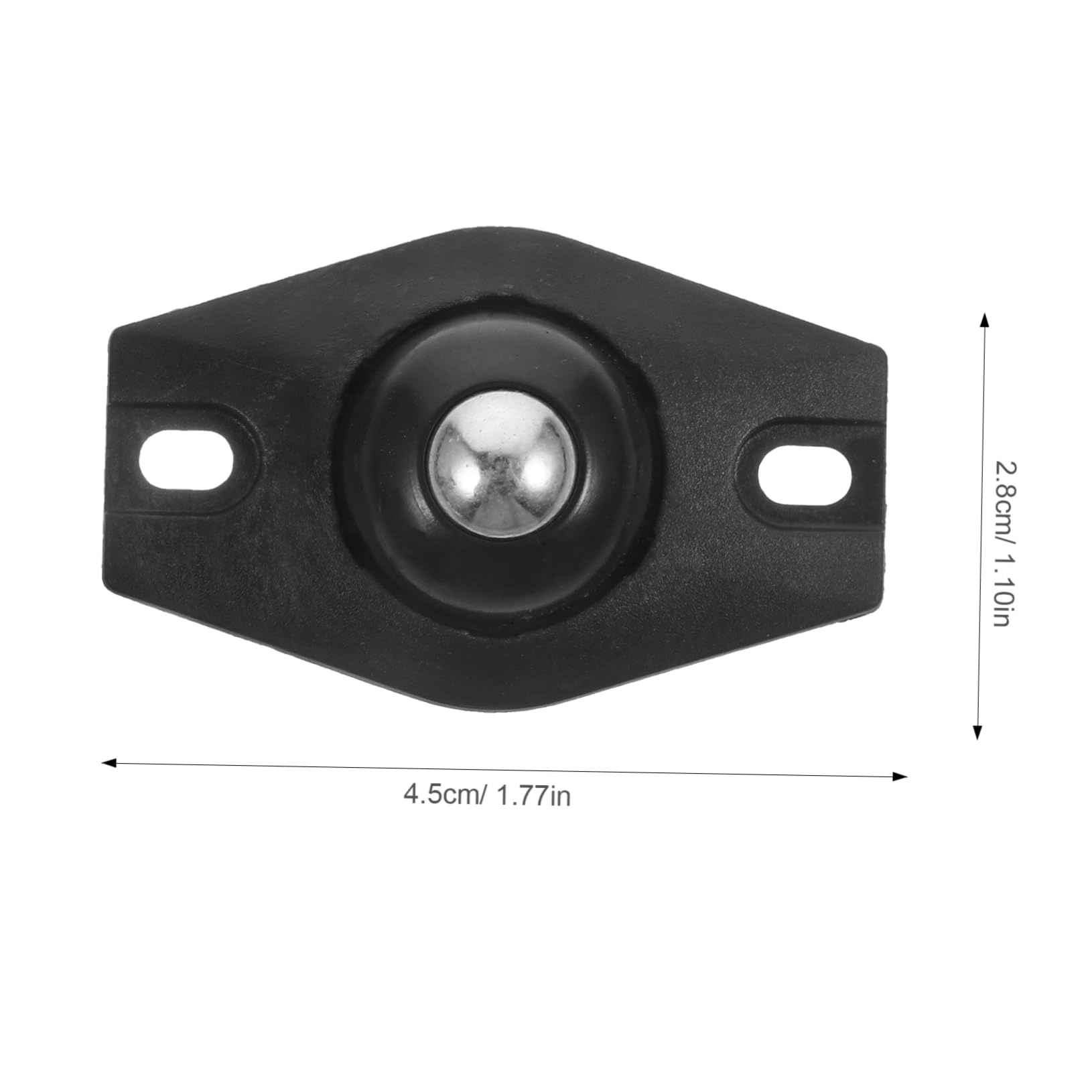 GARVALON Locking Caster Wheels for Storage Box Adhesive Swivel Casters Heavy Duty Universal for Trash c