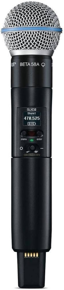Amazon.com: Shure SLXD2/B58 Handheld Transmitter with BETA 58A