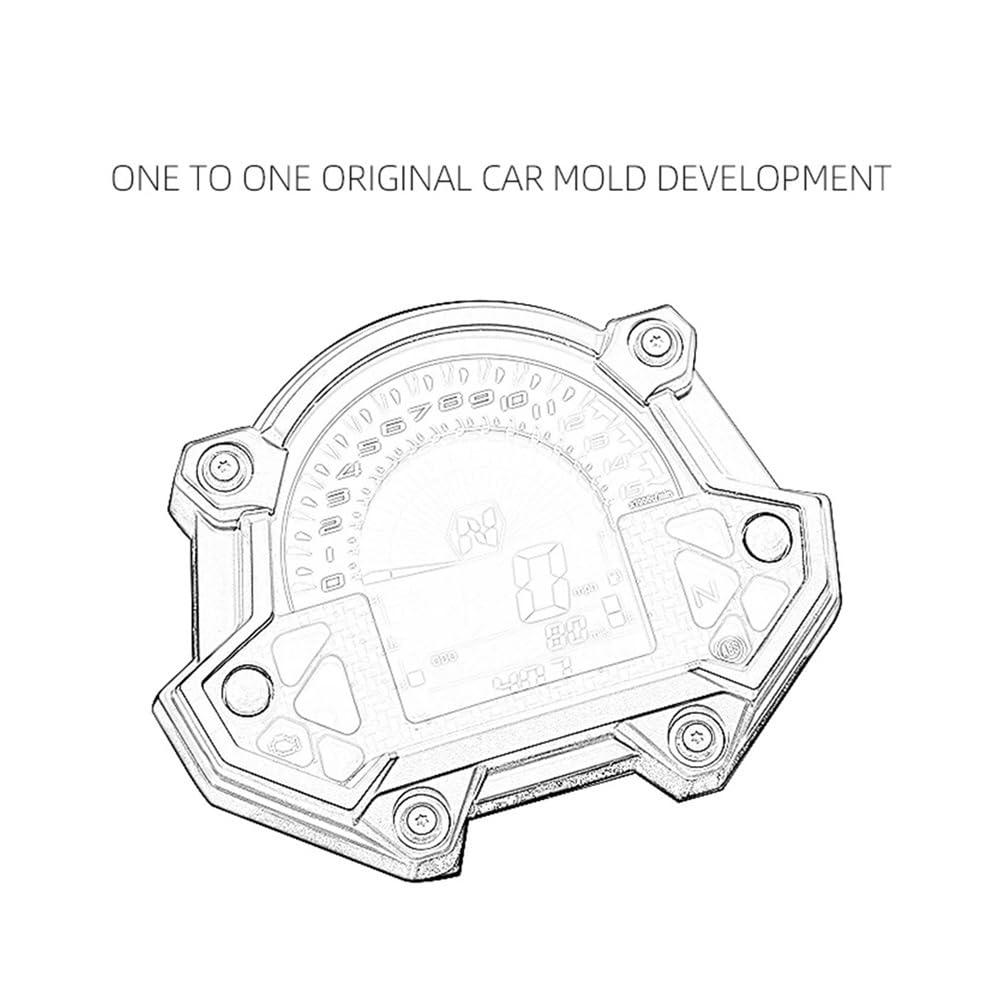Velocímetro De Motocicleta, Película De Protección contra Rayaduras, Protector De Pantalla, Pegatina De Instrumento para Kawa&Saki Z400 Z650 Z900 película velocímetro