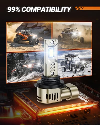 Image of SEALIGHT 9006 /HB4 Fog Bulbs 1:1 Real Design, 10X Super Bright L2S 9006 Light Bulb, 6500K Cool White, 20 Year+ Extended Lifespan, 3 Min Plug and Play, Pack of 2