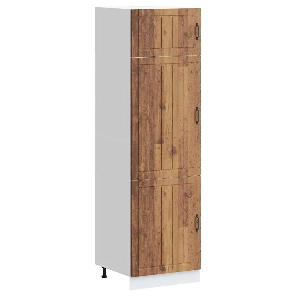 SYDE Armoire de cuisine en bois d'ingénierie Pieds réglables
