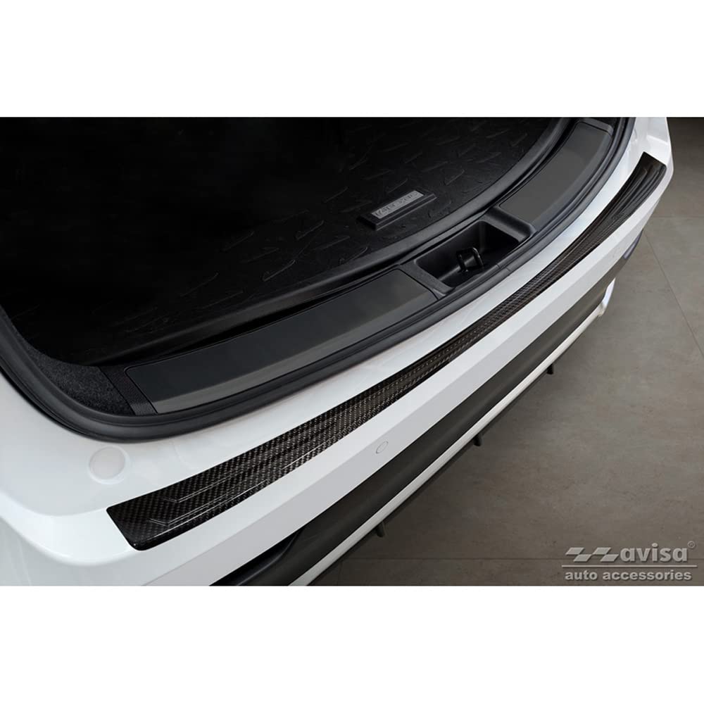 Avisa Protector del Parachoques Trasero de Carbono 3D Compatible con Lexus NX 2021- 'Ribs'
