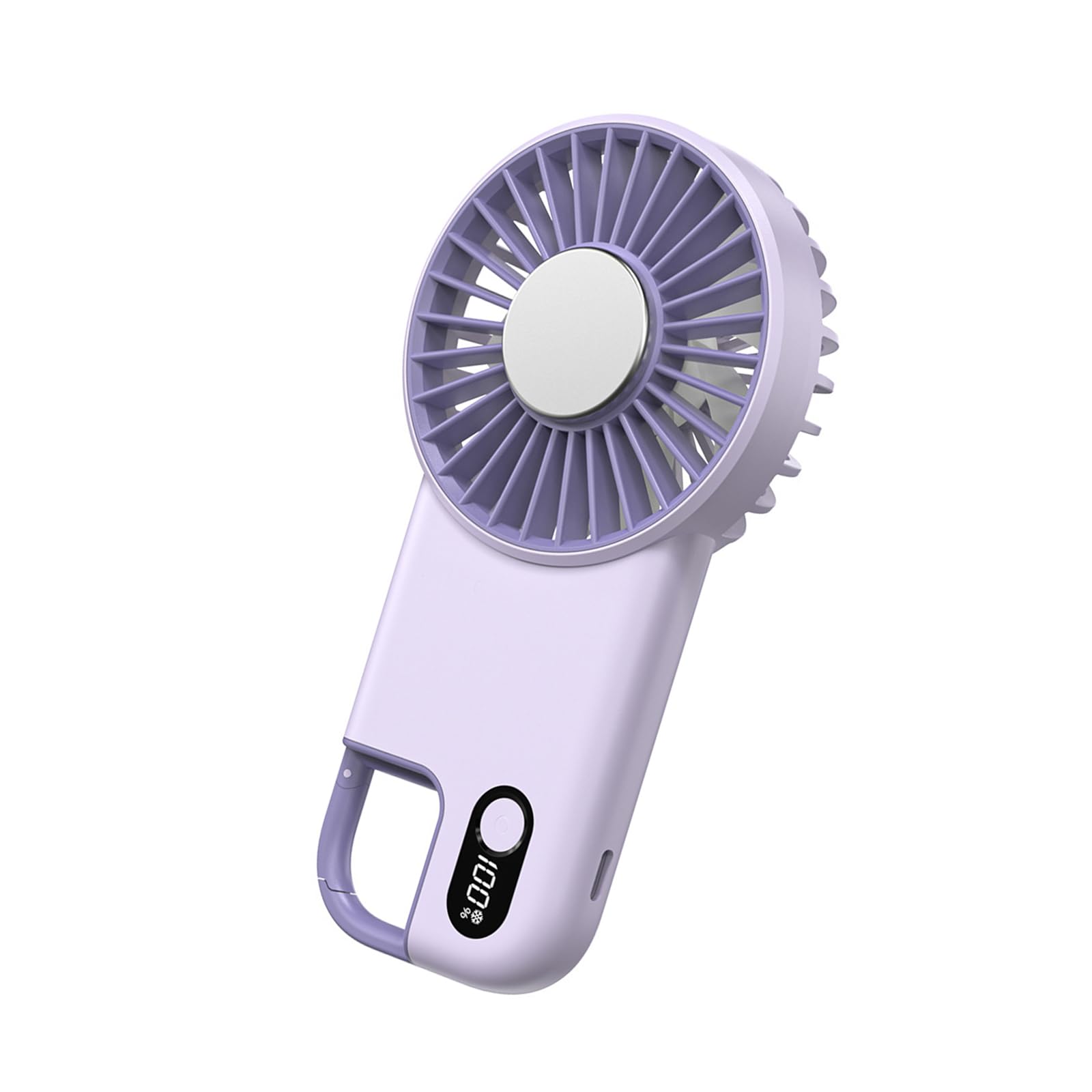 Tsophreniq Handheld Multi Purpose Cooling Fan Featuring Function and Extended Battery Life Space Saving Multi Function Cool Air Gadget Lightweight Chilling Device Featuring Long Battery Life
