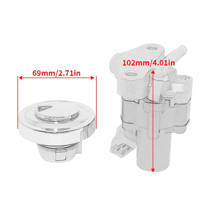 Ignition Switch Gas Cap Cover Seat Lock Key Set for Yamaha XVS650 XVS1100 XVS650A XVS1100A for Yamaha (XVS125,XVS250,XVS400, XVS650,XVS1100) Drag Star OEM 4TR-82021-00 4TR-82501-00 4TR-82501-01