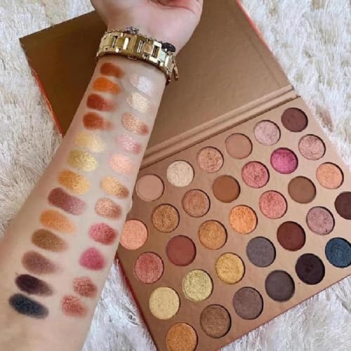 Image of Eyeshadow Palette, Bronze Goal Multicolor, 35G | For Women, Eye Shadow Kit, Matte, Shimmer, High Pigment, Blendable, Long Wear, Party & Daily Makeup, Gift Items