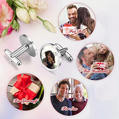 Gemelos Personalizados con Foto para Hombre 2 Pares miniatura 5
